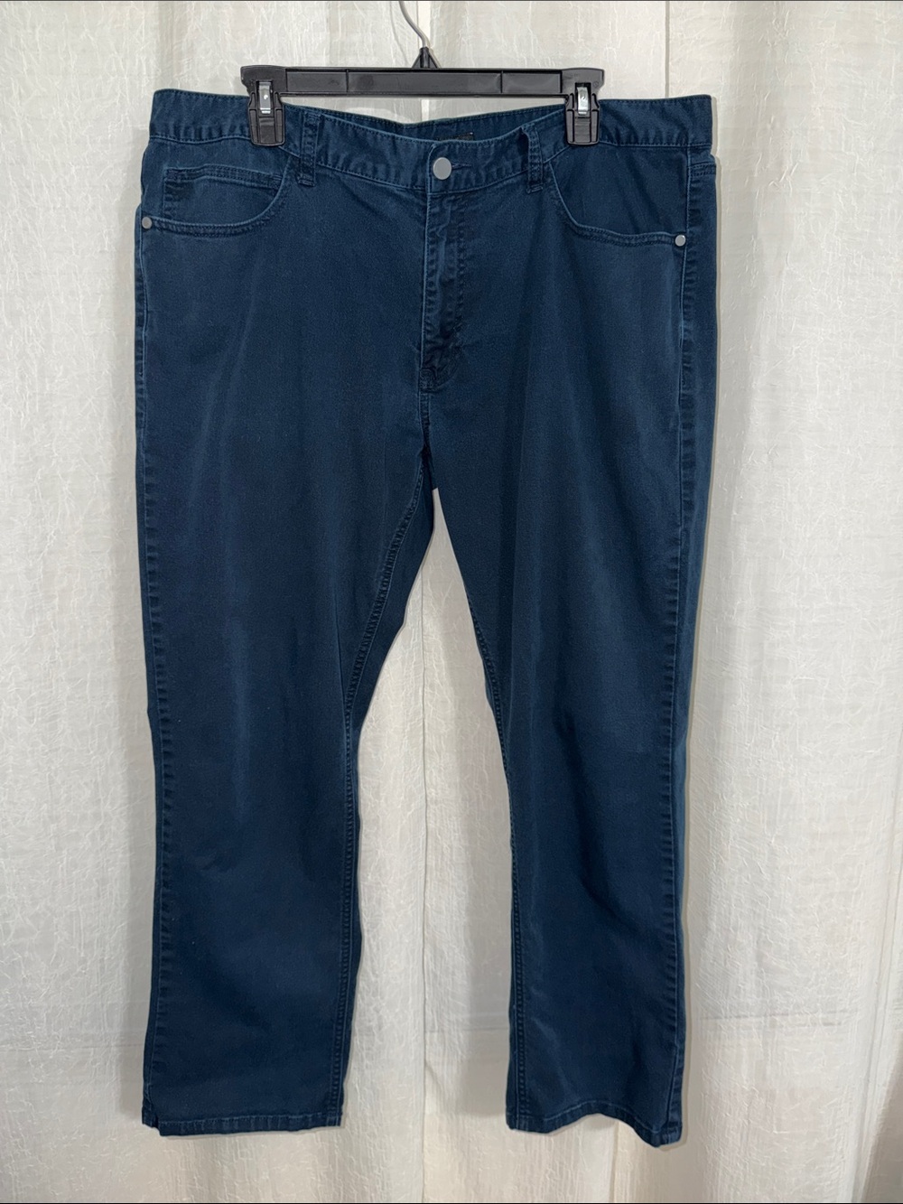 Alfani 38 x 28 Navy Cotton Twill Slacks